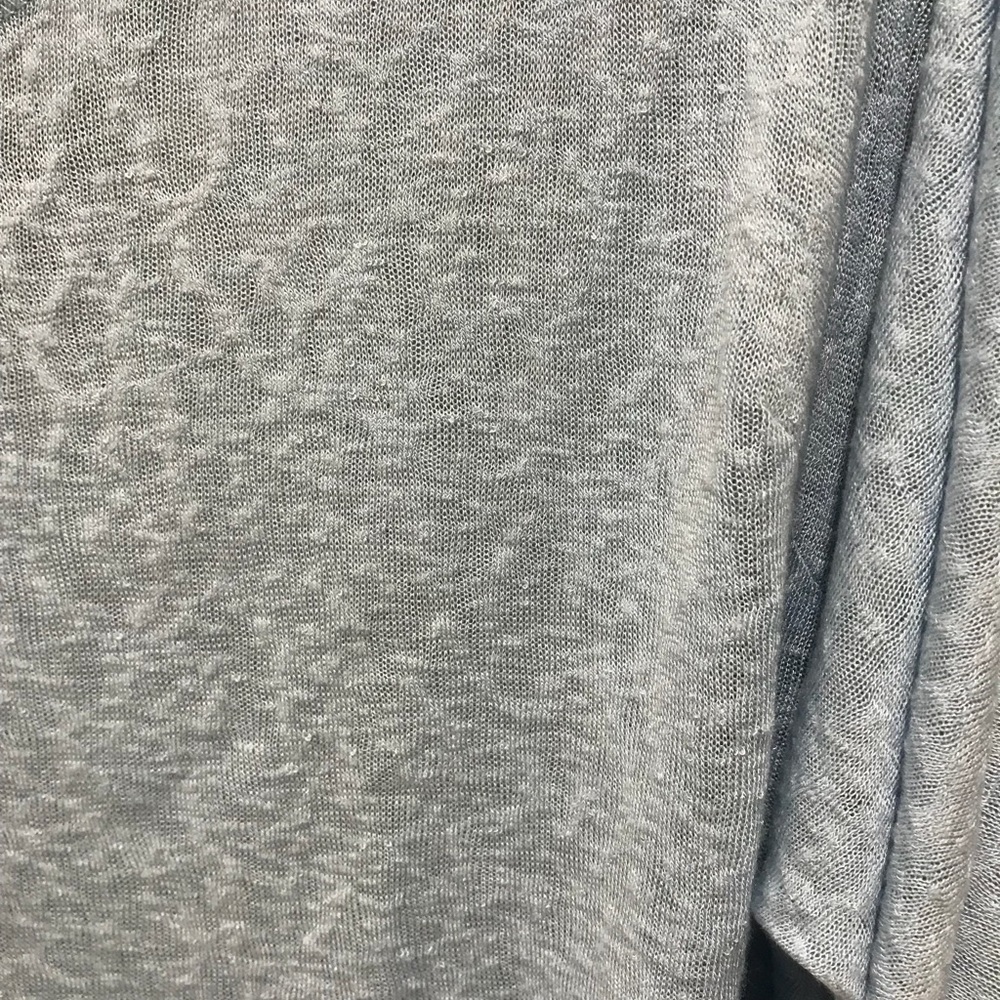 NWT Veronica M light blue keyhole asymmetrical top - Picture 6 of 7